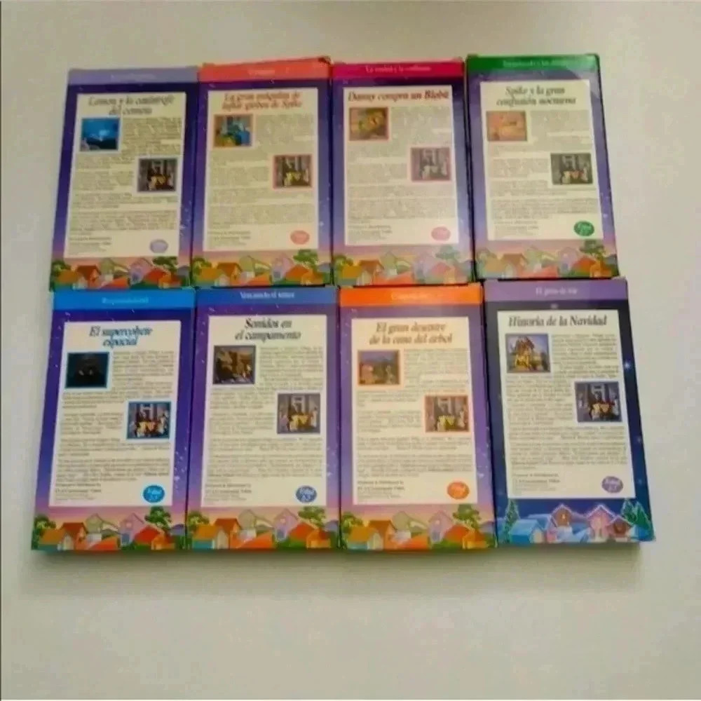 Lot of 8 Quigley's Village VHS for ages 2-7. In Spanish. - Picture 3 of 4